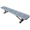 Standard Perforated Player's Bench | Backless Standard Perforated Player's Bench | Backless